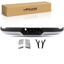 Chrome Rear Step Bumper Wo Sensor Hole Wo Exhaust For Dodge Ram 1500 2009-2018 Chrome Rear Step Bumper Wo Sensor Hole Wo Exhaust For Dodge Ram 1500 2009-2018