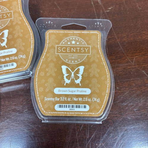 3~SCENTSY Wax Bars~BROWN SUGAR PRALINE~New - Picture 2 of 3