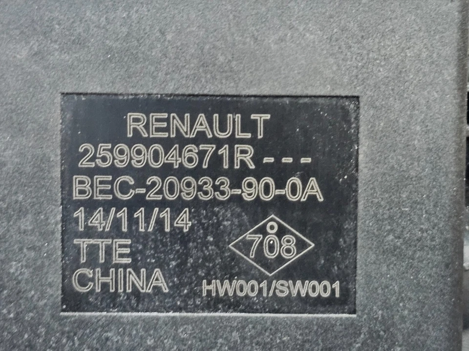 ✅ 2015 SMART W453 FORFOUR PARKING SENSOR MODULE 259904671R - Image 2 of 4