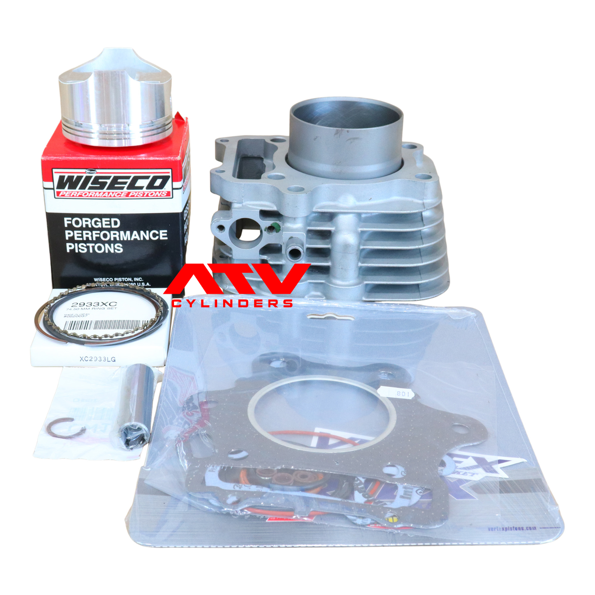 トップス hnk08 Genuine 93-08 Honda 300EX 300 EX Cylinder Jug Wiseco Piston