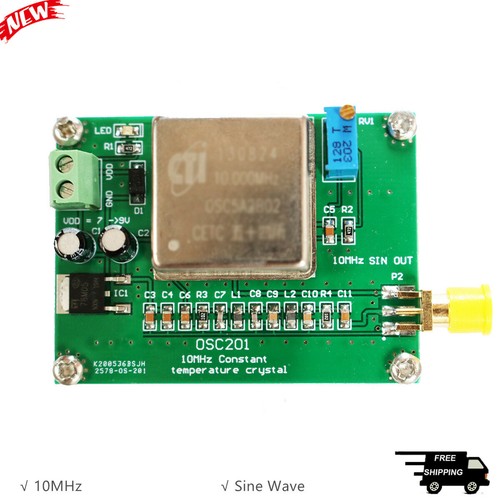 10MHz Frequency Standard OCXO Frequency Reference Board Sine Wave For Radio