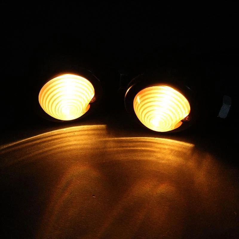 2x Luz de señalización de giro de bala para motocicleta Yamaha Virago XV 250 500 535 700 750 Foto 3 de 4