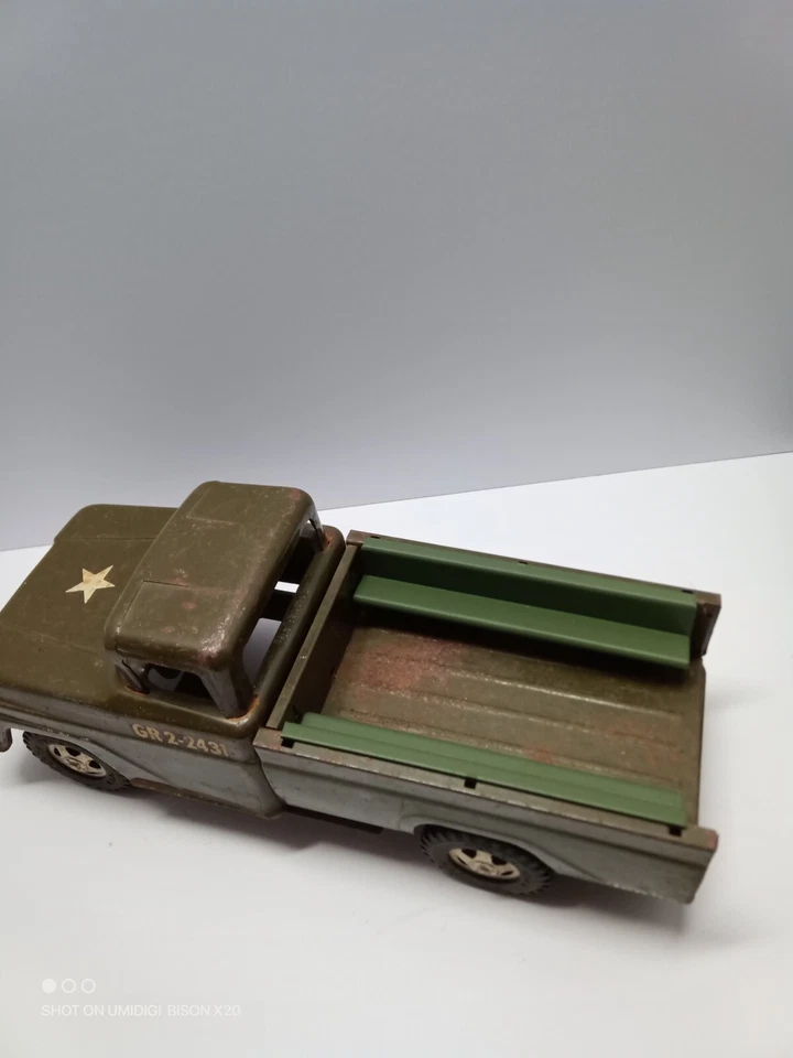 RARE Tonka GR-2-2431 Army Truck Bed Seats Army Olive Green - Image 2 of 4