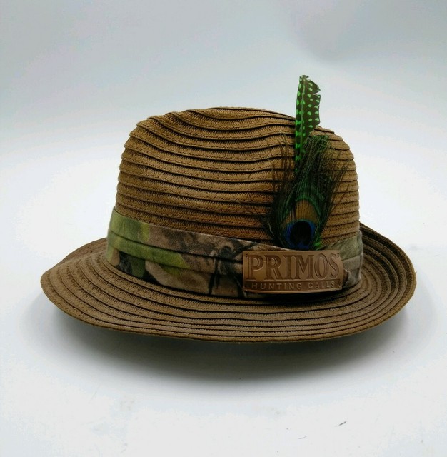 Primos Hunting Calls Hunting Hat Fedora Paramount Outdoors Summer Straw