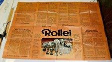 Vintage Large Rollei Accessories Brochure / Catalog