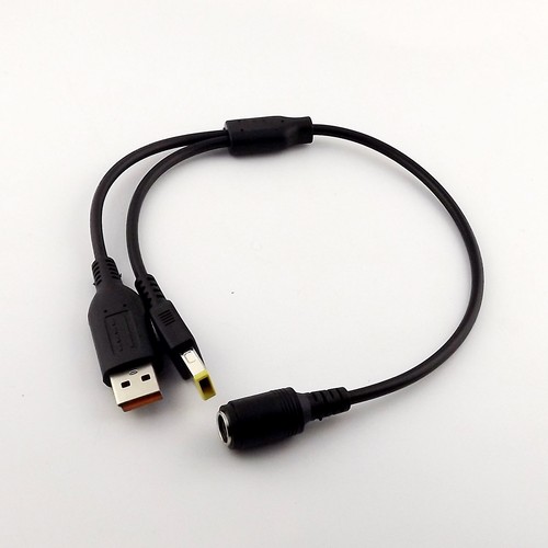 DC 7.9x5.5mm Female to Rectangle Male FOR-Yoga 3 Power Cable for Lenovo Thinkpad - 第 5/5 張圖片