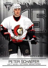 2003-04 Titanium Retail Jersey Number Parallels #72 Peter Schaefer