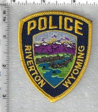 Riverton Police  (Wyoming)  Baseball Cap/Hat Patch  version 3