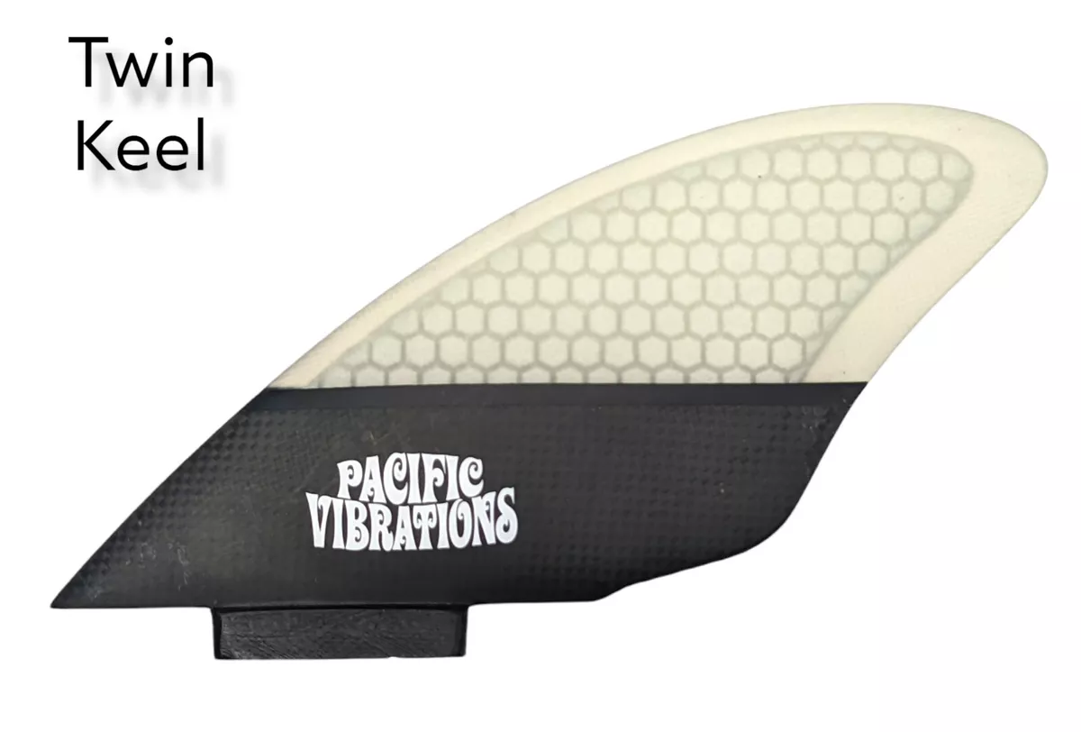 PACIFIC VIBRATIONS Lokbox SURFBOARD Sea Shepard Keel TWIN FIN Lox