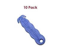 Klever Kutter Recessed Fixed Blade Safety Cutter KCJ-1B Blue Color (10 Pack)