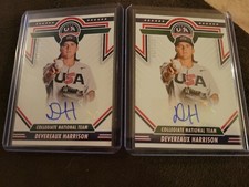 Devereaux Harrison 2022 Stars & Stripes Auto /399  (2) Cards