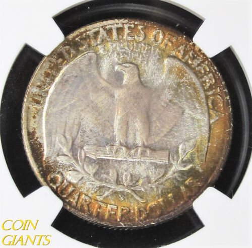 1952-S Washington Quarter Dollar NGC MS 67 CAC Sticker GEM BU UNC 25c High Grade - Picture 5 of 5