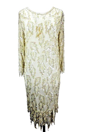 knee length dresses for ladies Draped A-Line Mini Dress in Ivory - 4