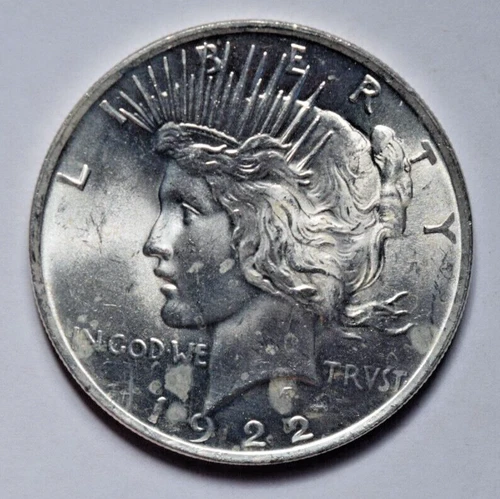 1922 PEACE SILVER $1 ~ BRIGHT BLAST WHITE GEM BU UNCIRCULATED!
