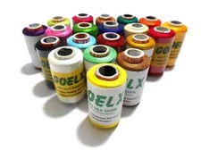 Bright polyester Silk Thread 20 Color Set for Jewellery-Tassel Making- Embroide