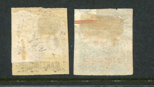 Lote de 2 estampillas de franqueo sobreimpreso de Martinica 1891-92 M&U - Imagen 2 de 2