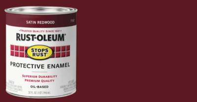Rust-Oleum  Stops Rust  Satin Protective Enamel Metal Paint - 1 qt.