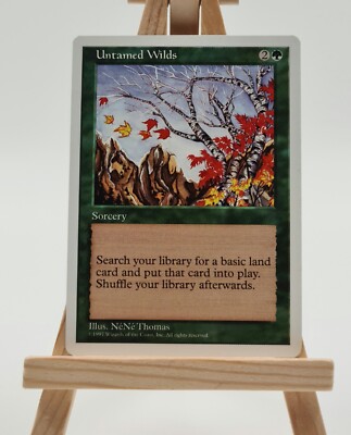 Untamed Wilds Fifth Edition (5ED) Magic Karte MTG englisch (Ungezähmte Wildnis)