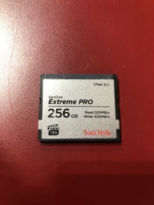 Sandisk Extreme Pro 256gb memory card