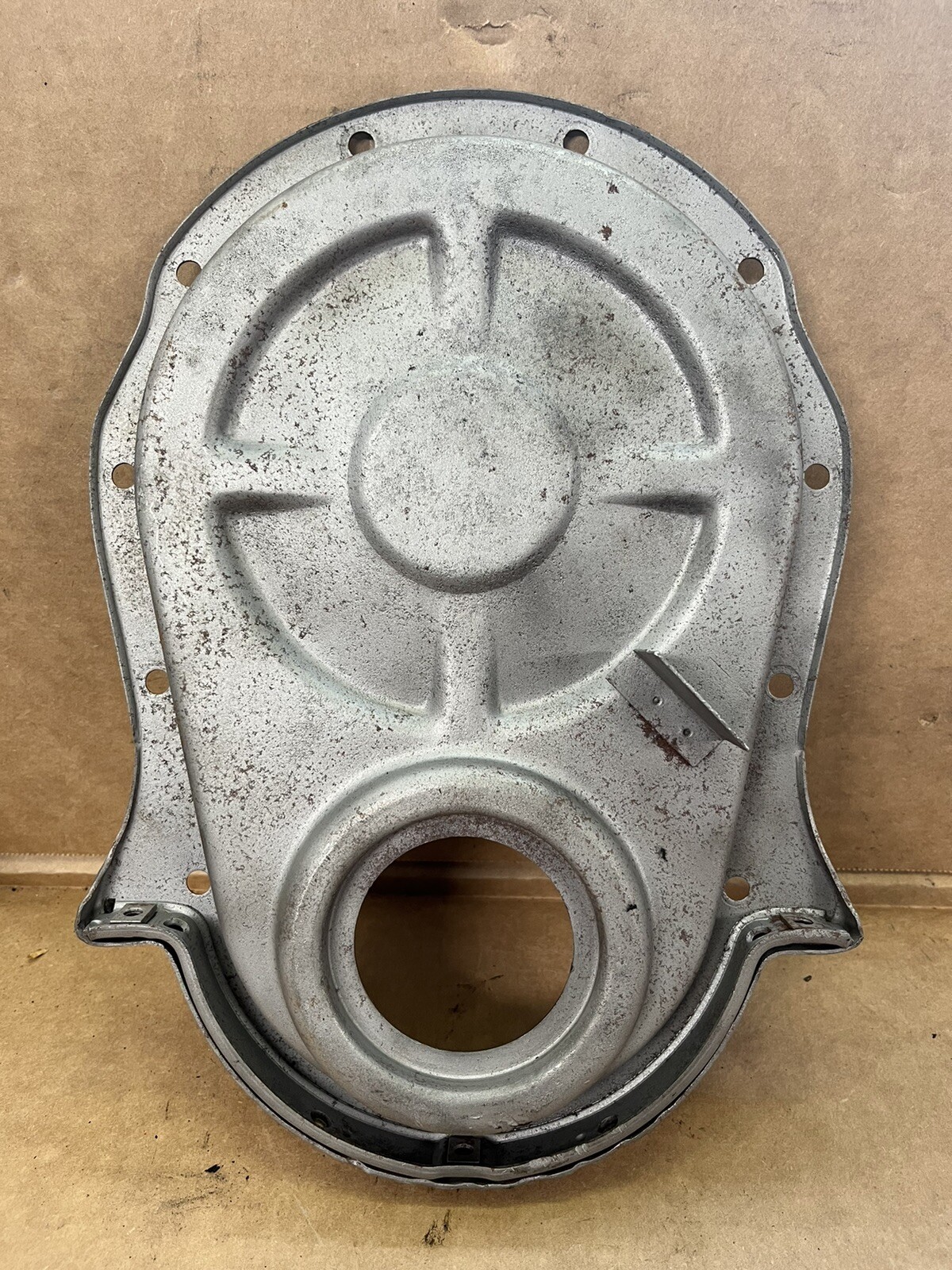 1965 only! 396325hp 7" TIMING CHAIN COVER BBC OEM BIG BLOCK CHEVY no