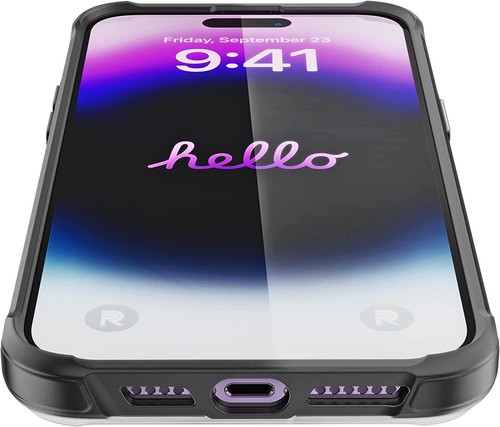 Phone Rebel - Étui mat transparent pour iPhone 14 Pro Max Plus givré série GEN-4 - Photo 31 sur 56