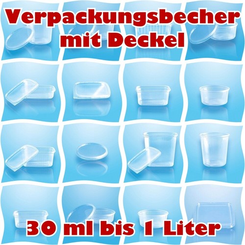 Verpackungsbecher Dressingbecher Dessertbecher Einwegschalen Feinkostbecher