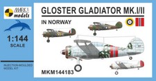 Mark I Models MKM144183 1:144 Gloster Gladiator Mk.I/II 'In Norway'