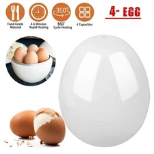 Egg Pod Microwave Oven Cooker Boiler 4 Eggs Steamer Hard Boiled Detached Shell