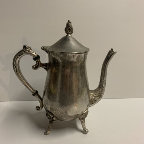 VINTAGE Silver Plated TeaPot CoffeePot  23cm About 850ml - Picture 1 of 12