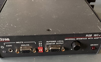 Extron RGB 160xi Video and Audio Interface  EB-10812 With Mount/Cord
