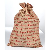12X Weihnachten Jute-Sack Diverse Designs Advent Dekoration Haushalt Wohnen TOP