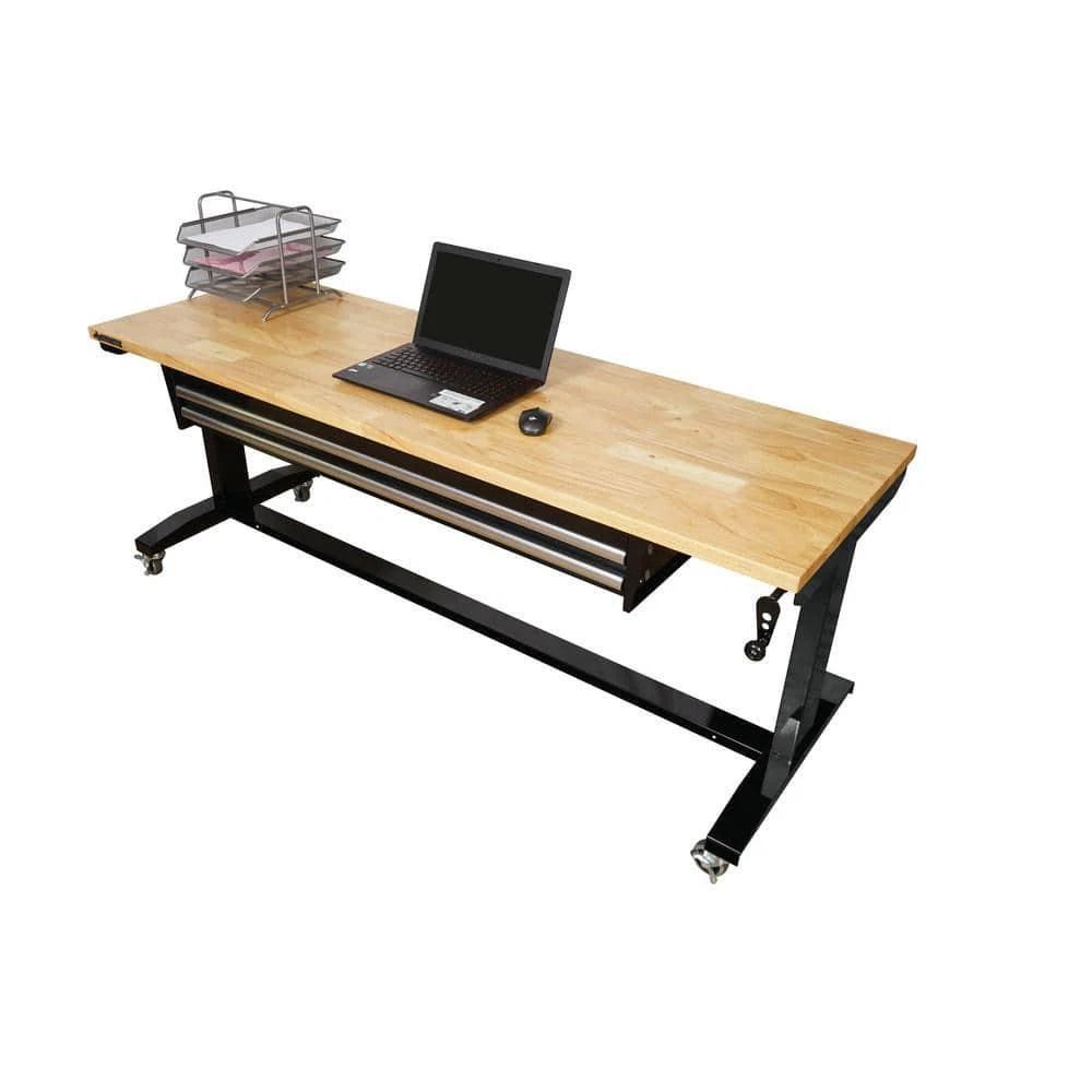 Husky Workbench Table W 2 Drawers 72