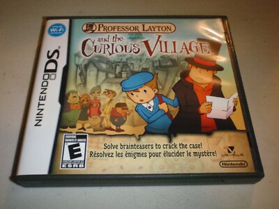 Professor Layton and the Curious Village (Nintendo DS) Complete CIB