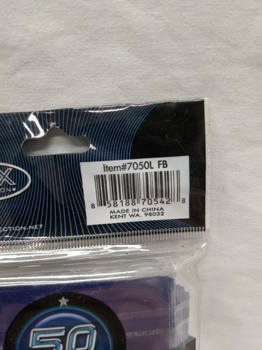 (2) (50) Packs Vintage Max Protection Blue Alpha Standard Size Sleeves #7050L FB - Picture 11 of 15