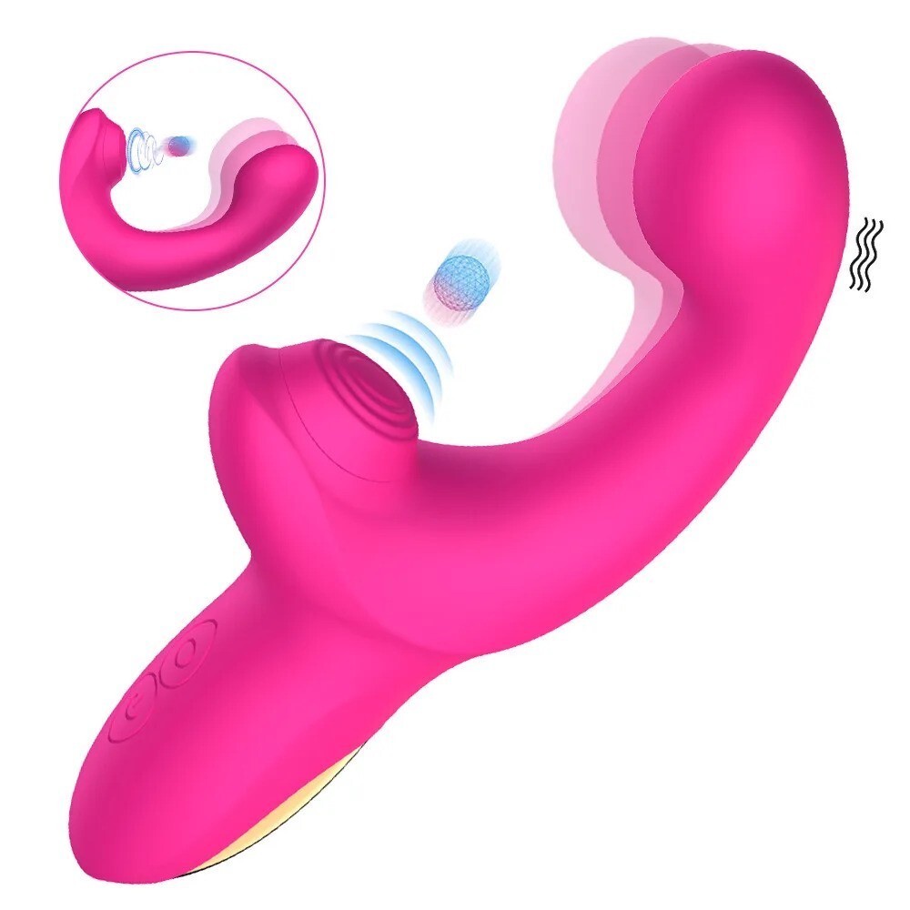 Dilbo For Women Real Skin Clit Sucking Rabbit Vibrator With G-Spot  Stimulation