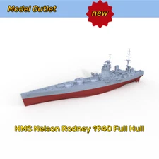 MRY-SFW 1/350 Military Model Kit HMS Nelson Rodney 1940 Full Hull