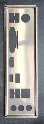 I/O Shield For Asus TUF B450M-PLUS GAMING blank Mainboard Backplate IO