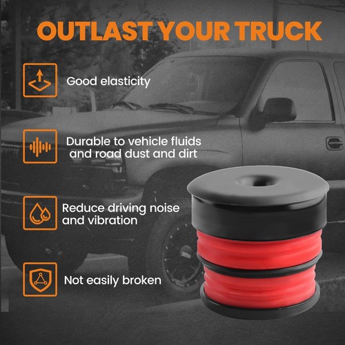 Kit de bujes de montaje de carrocería de silicona para Ford Super Duty F-250/F-350 doble cabina 08-16 - Imagen 7 de 14