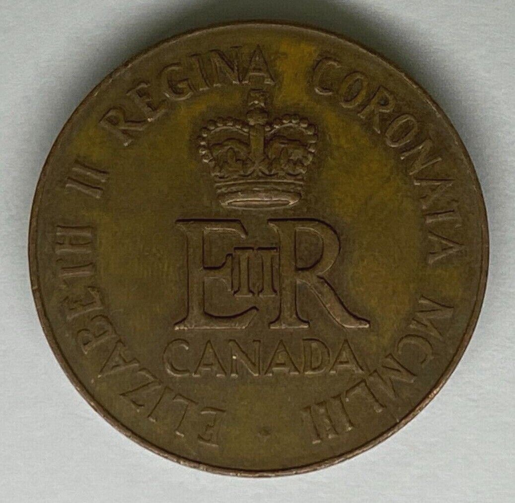 Canada 1953 Queen Elizabeth II ER II Coronation Medal Token | eBay