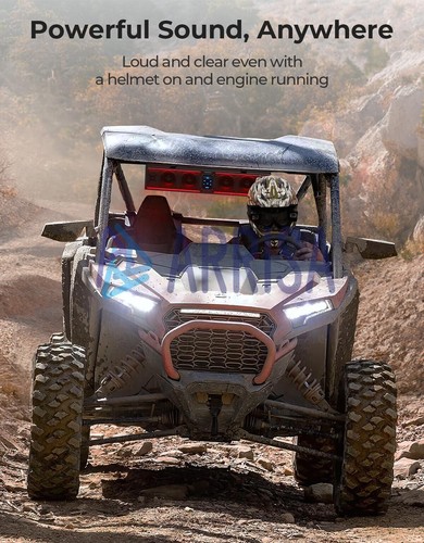 26'' RGB Lights UTV Sound Bar SxS Bluetooth Speaker System for Can Am X3 Polaris - Picture 3 of 9