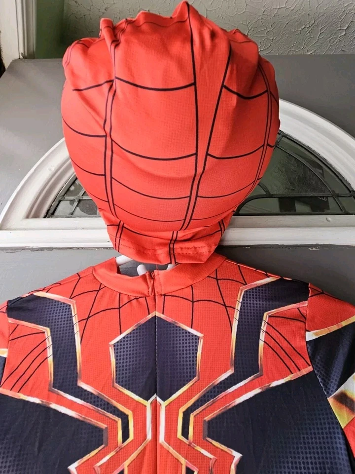 DISFRAZ DE ARAÑA TRAJE MORPH HALLOWEEN COSPLAY MONO Niños 30" Pecho, 22" Inse Foto 4 de 4