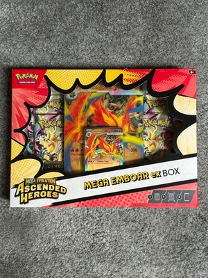 Pokémon TCG: Mega Evolution Ascended Heroes - Mega Emboar ex Box (EN) NEW