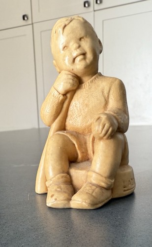 Catherine Mccullough Soapstone Figures Babies Becky Laddie - Picture 6 of 18