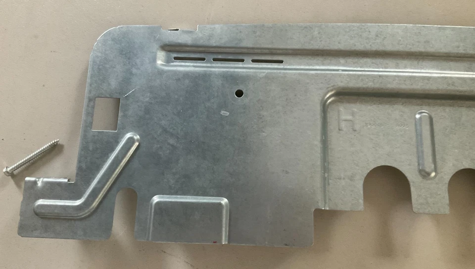 Hotpoint 3.8 cu ft washer, rear control panel cover, used, for GE HTW240ASK6WS - image 3 of 4