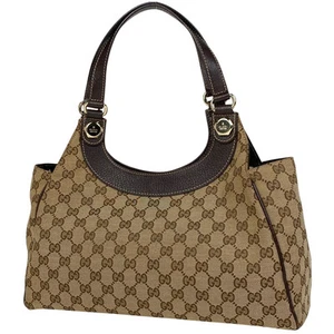 Sac fourre tout motif GUCCI GG sac à main fourre tout GG toile marron 154982 femmes