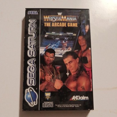 Sega Saturn Wrestle Mania Arcade game in OVP mit Anleitung RARITÄT !