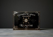 Grenadier Regiment Preu&szlig;en Ostpreu&szlig;en K&ouml;nigsberg Schild Alu Druck