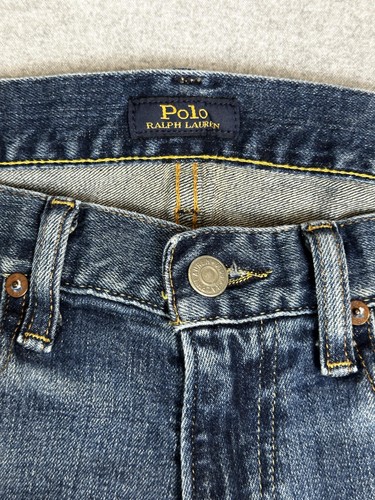 Polo Ralph Lauren Jeans Herren 33x30 Blau Varick Slim Straight Denim Stretch - Bild 5 von 12