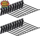 20Pcs 8” Slatwall Hooks Set Heavy Duty Slat Wall Shelf Brackets Hanging Hook Peg