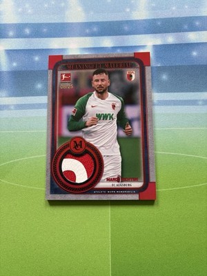 2019-20 Topps Museum Bundesliga Relics Marco Richter Ruby /25 FC Augsburg